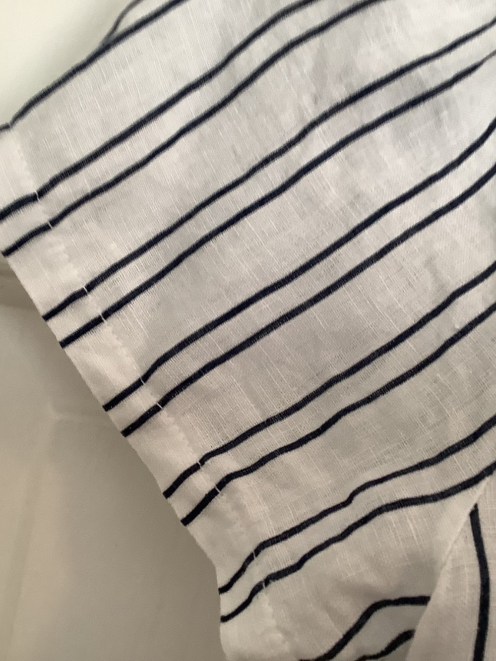 Linen striped Button down top - Picture 5 of 7